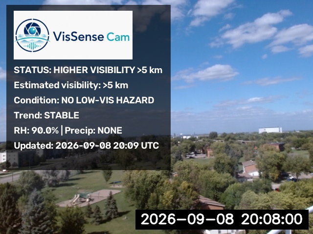 VisSense Cam example showing higher visibility